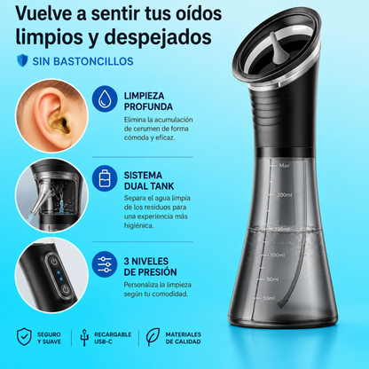 Limpiador Auditivo Eléctrico Recargable
